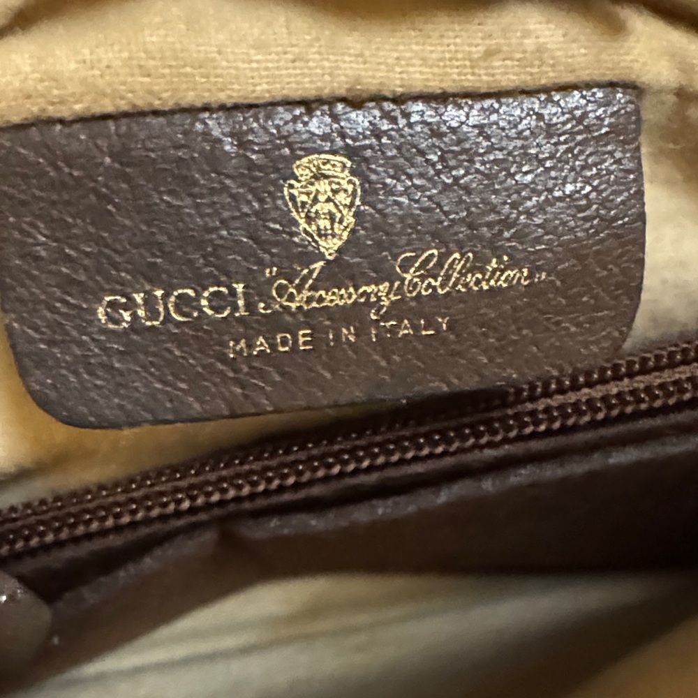 Gucci Sherry Line Brown and Tan Messenger Bag - Picture 12 of 13